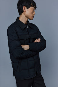 Veste Osmond matelassée en duvet - Black
