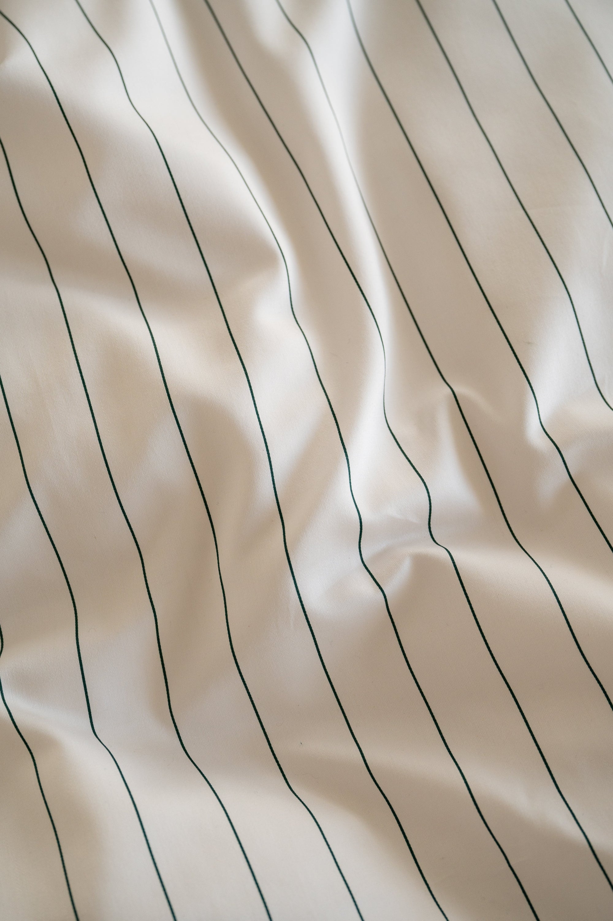 Housse de couette en satin de coton - Vert Forêt