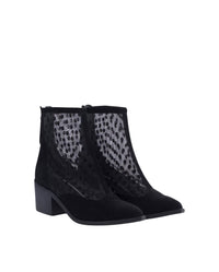Bottes bi-matière Ottika en cuir - Black