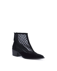 Bottes bi-matière Ottika en cuir - Black