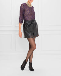 Bottes bi-matière Ottika en cuir - Black