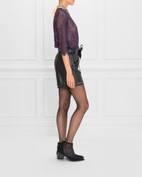 Bottes bi-matière Ottika en cuir - Black