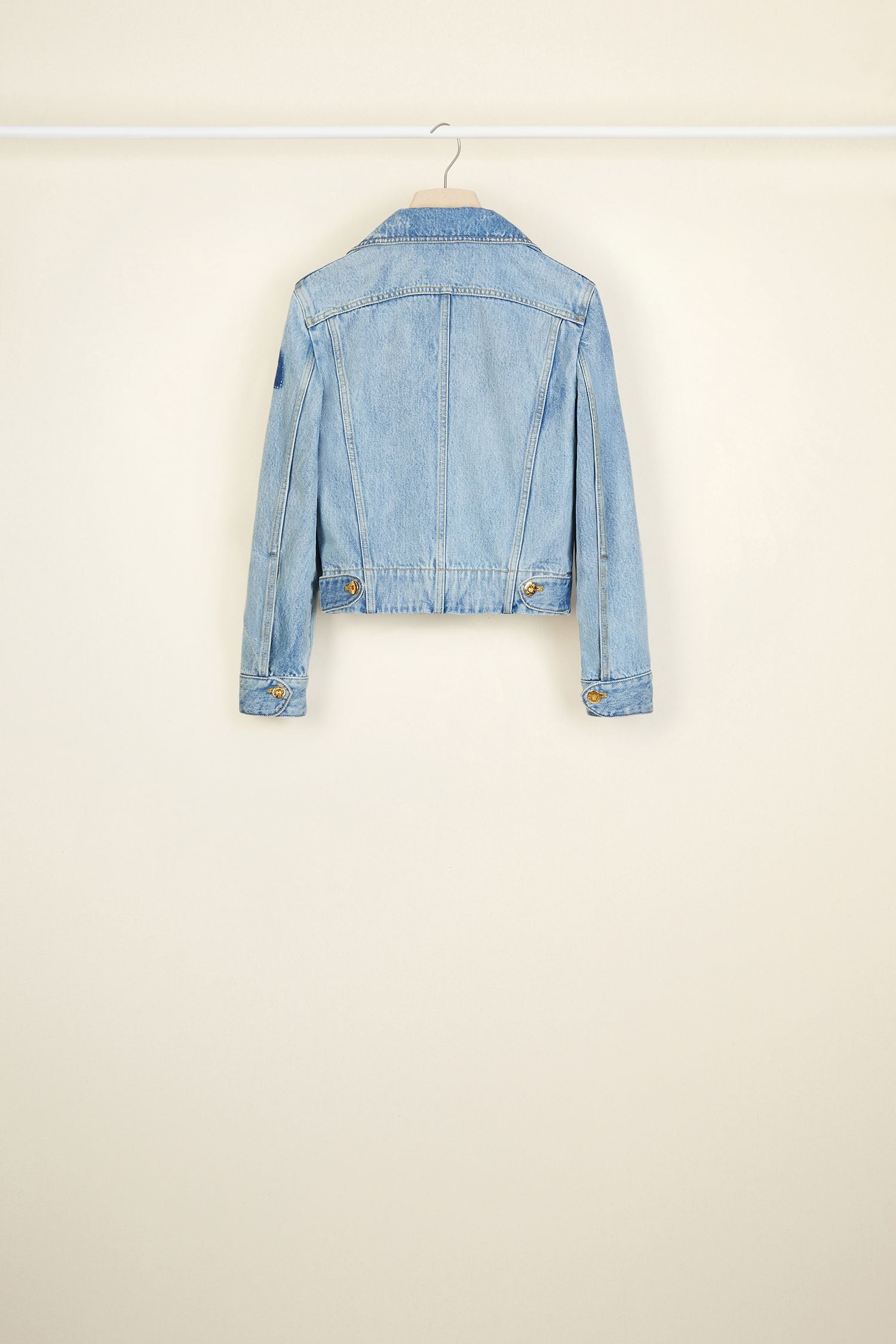 Organic denim jacket - Blueberry