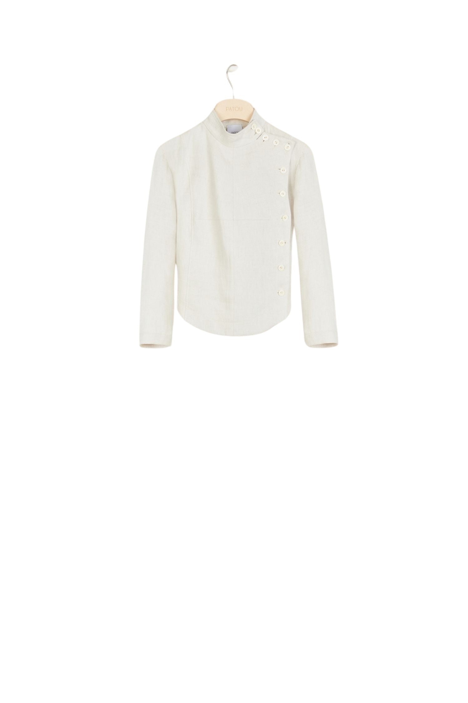 Linen & silk fencing jacket - Cream