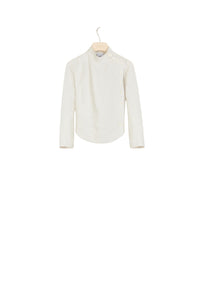 Linen and silk fencing jacket - Cream
