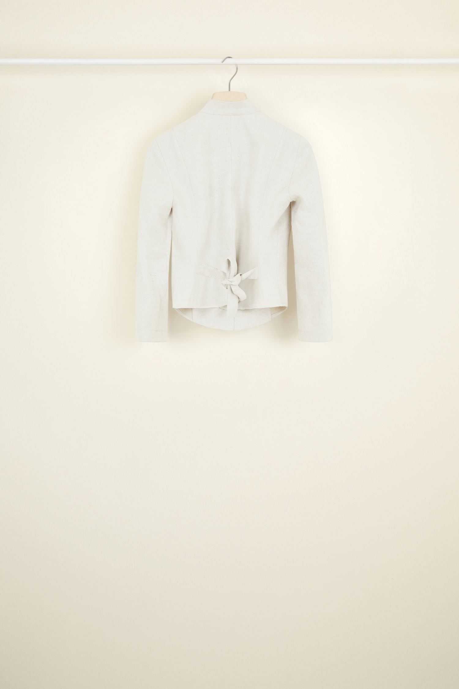 Linen & silk fencing jacket - Cream