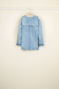 Vareuse de marin en denim - Blueberry