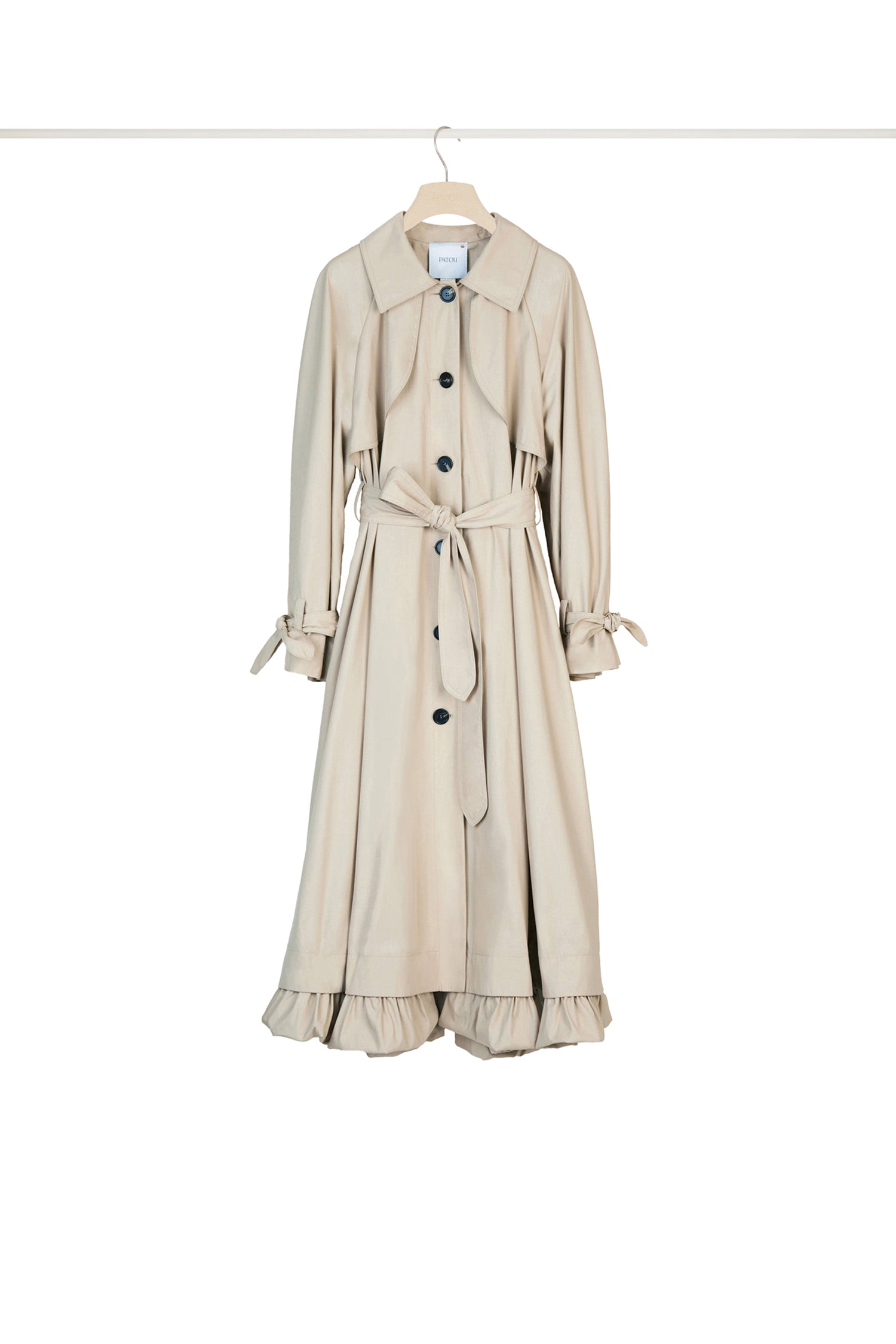 Trench en gabardine à doublure amovible