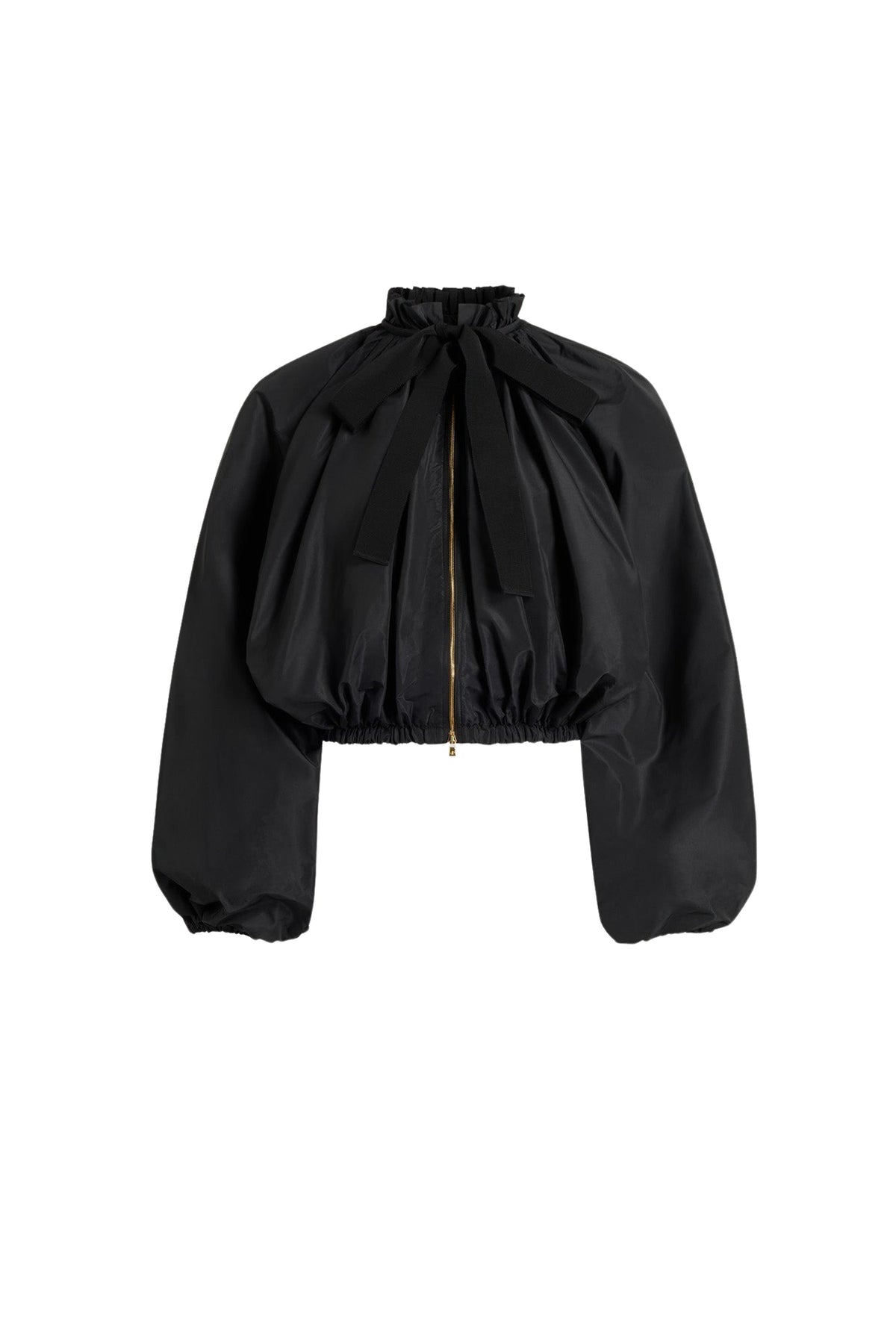 Black / Blouson volume en polyester recyclé