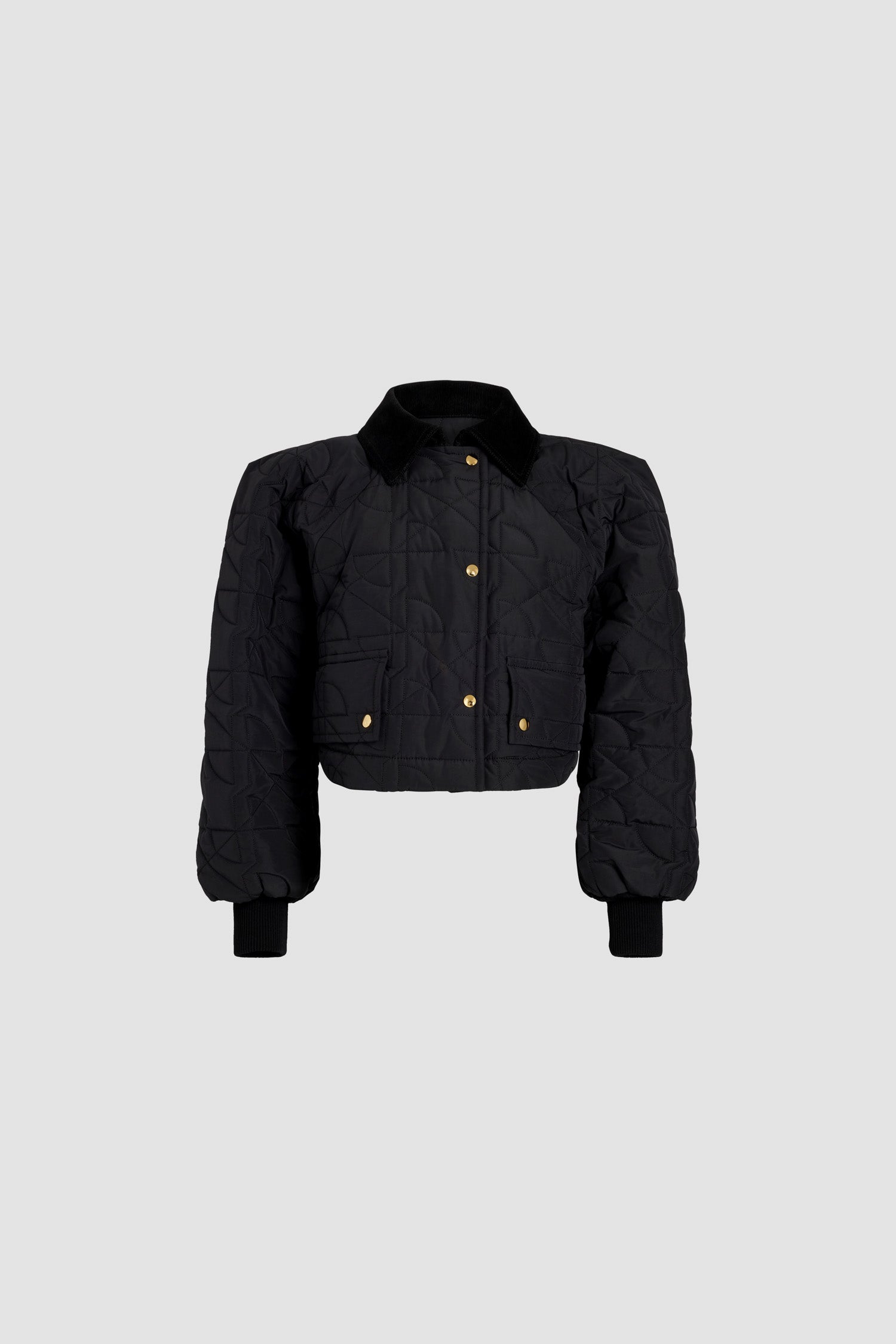 Bomber matelassé court en nylon recyclé