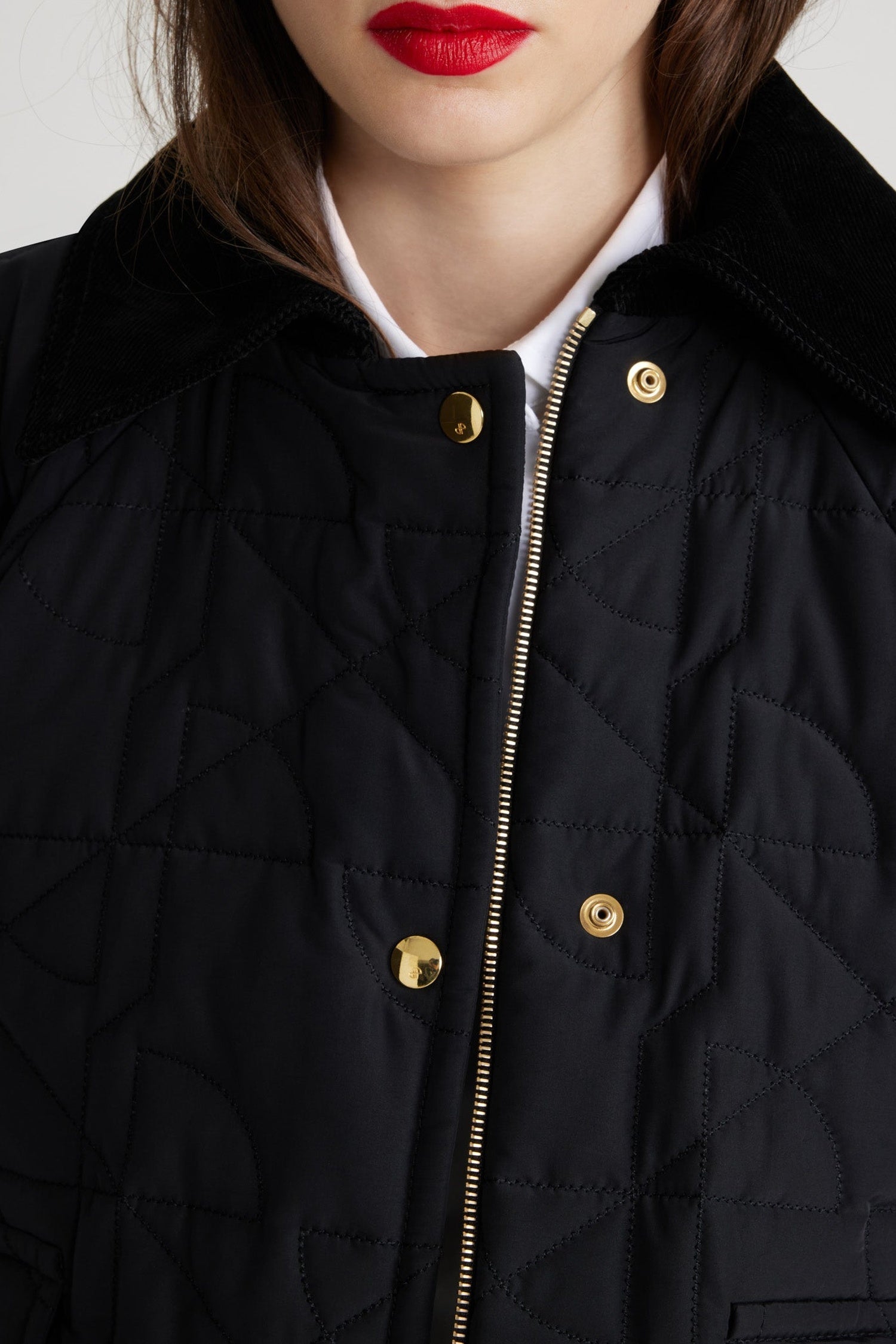 Bomber matelassé court en nylon recyclé