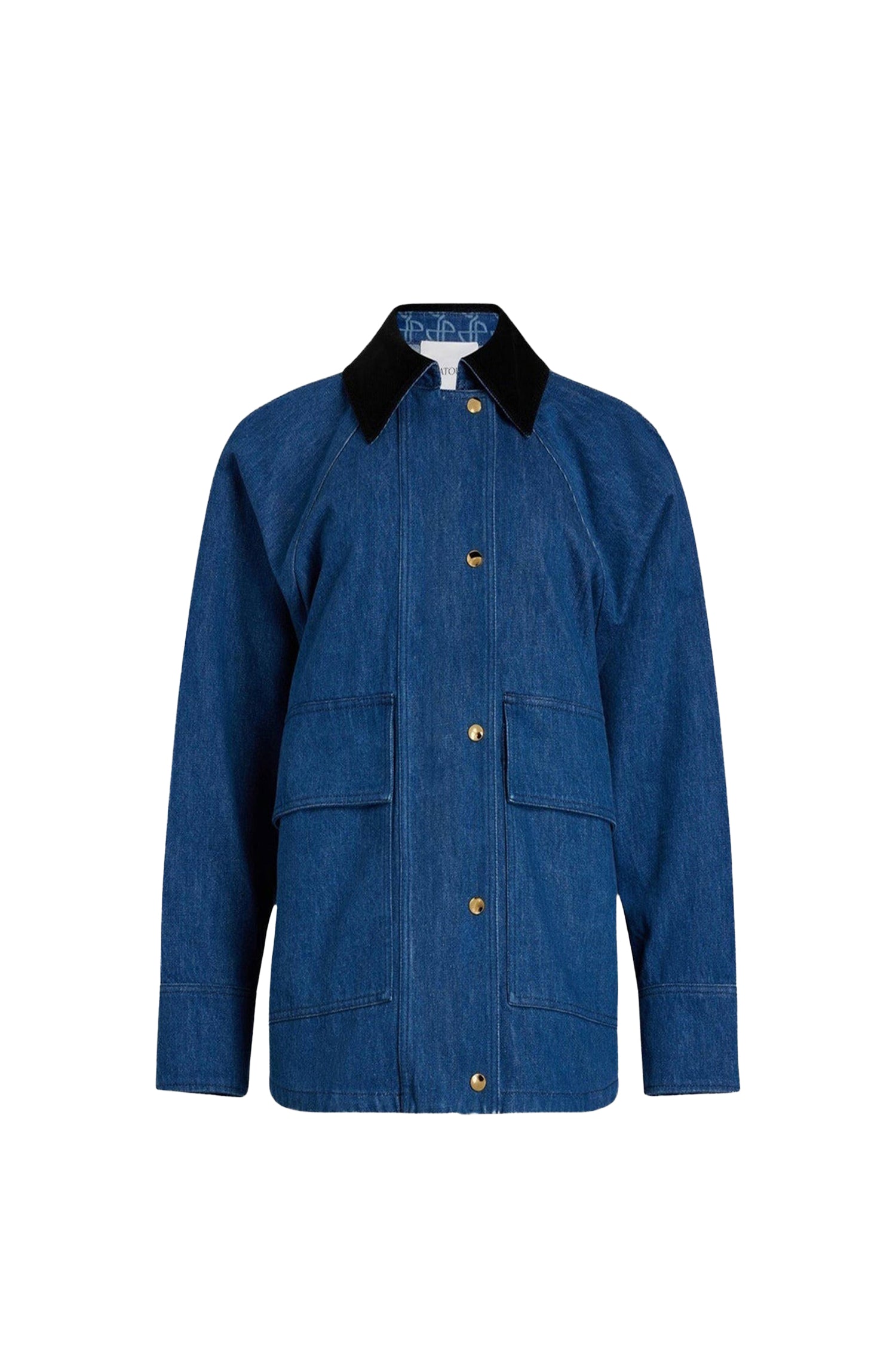 Veste longue en denim - Bleu Délavé
