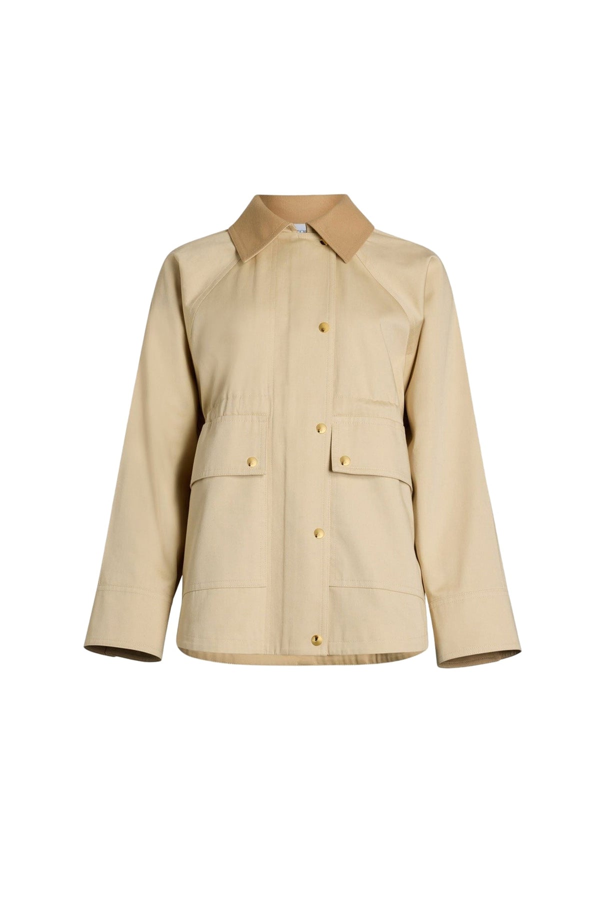 Winter White / Parka décontractée en coton bio