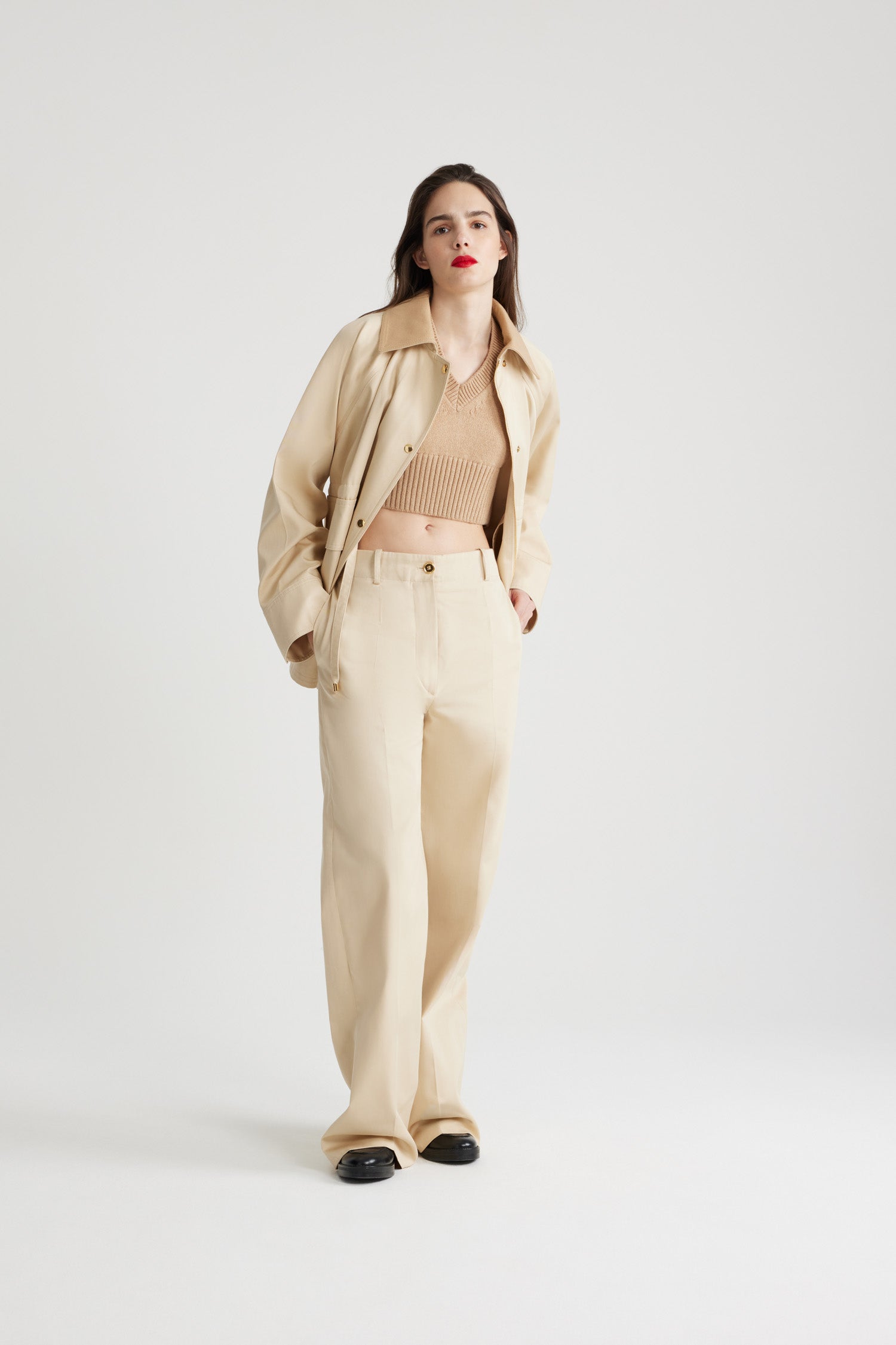 Parka décontractée en coton bio