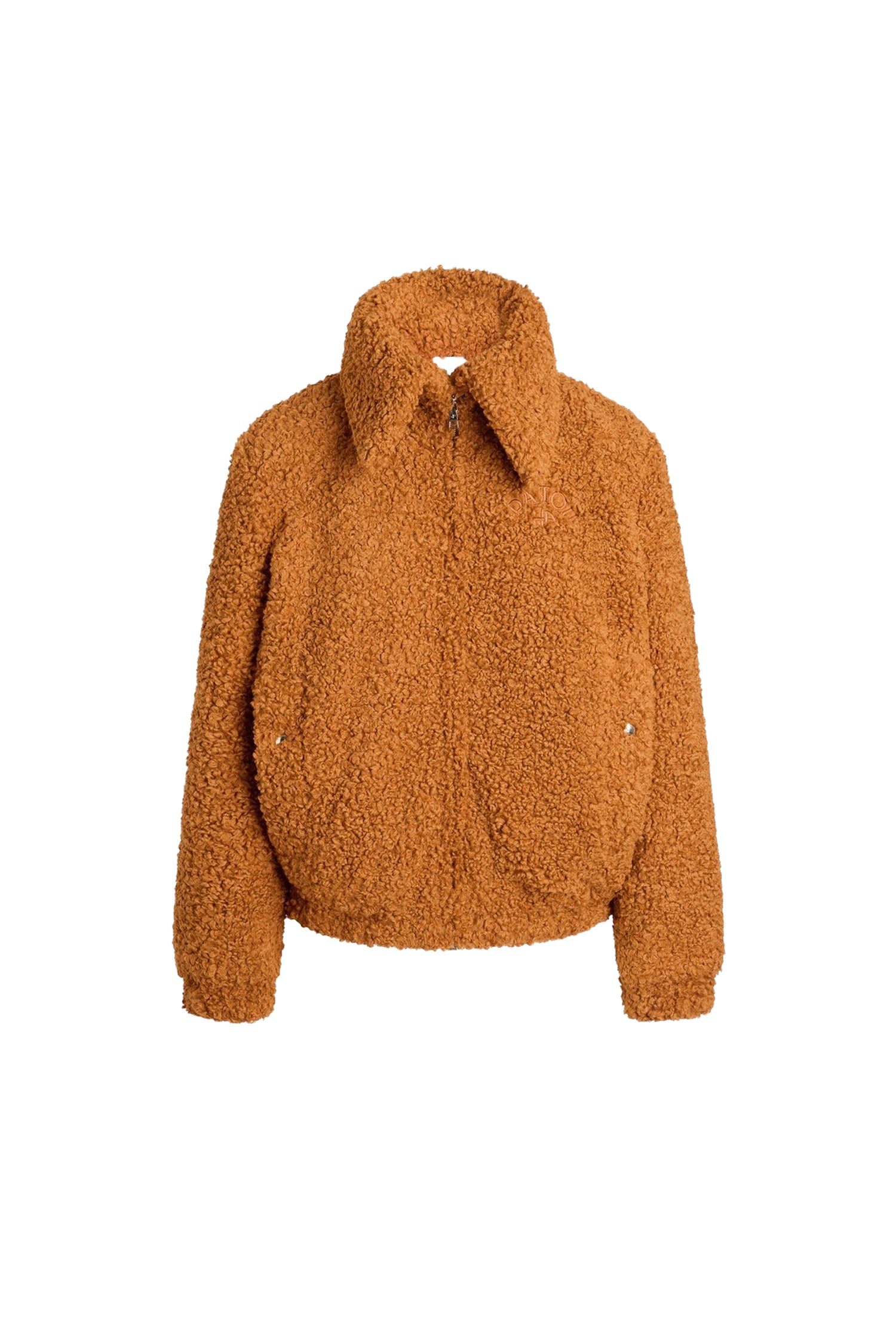 Veste à col montant effet bouclé - Pumpkin