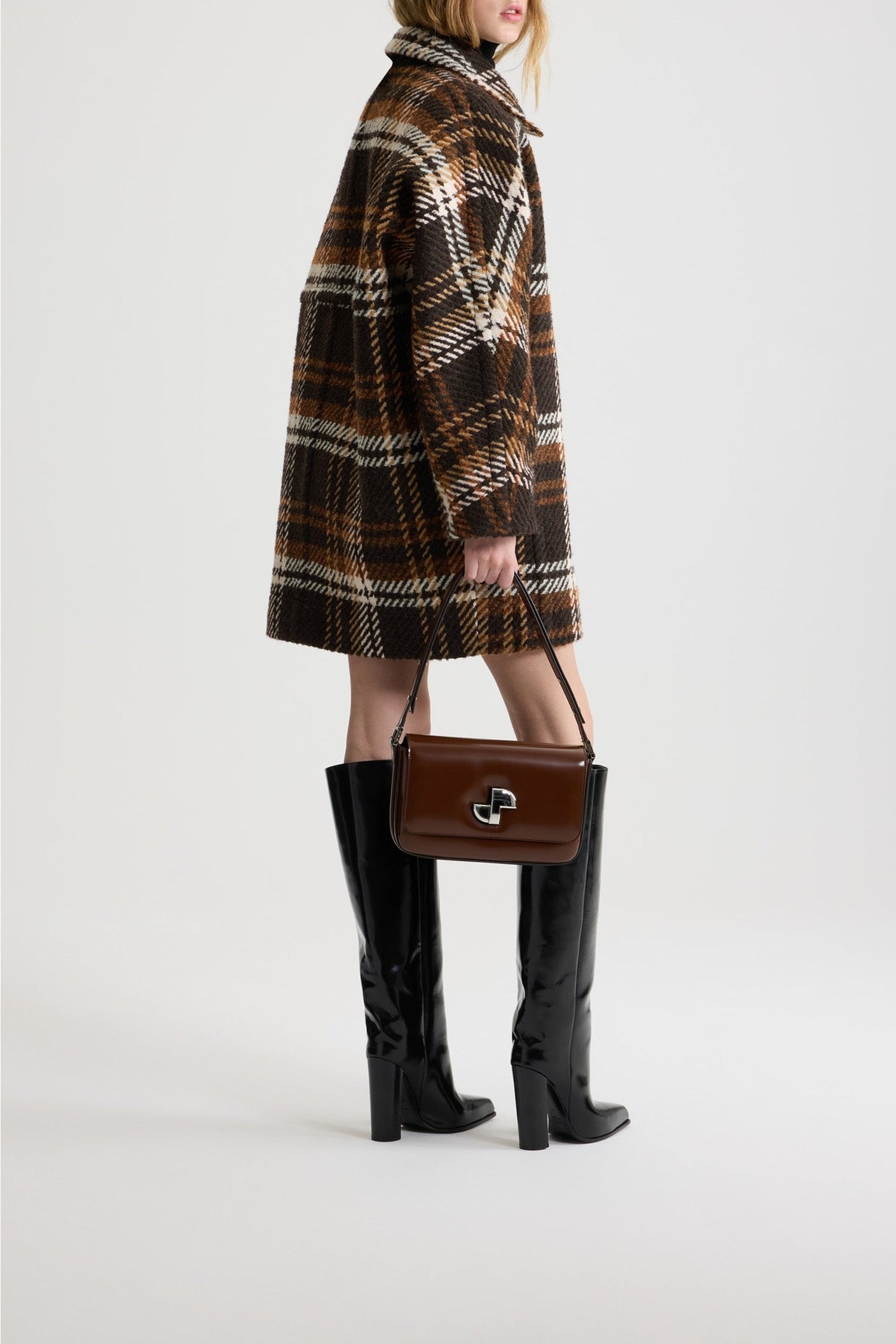 Mid-length wool coat - Autumn