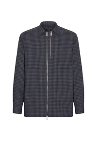 Surchemise à motif vichy - Gris & Noir