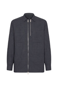 Surchemise à motif vichy - Gris & Noir