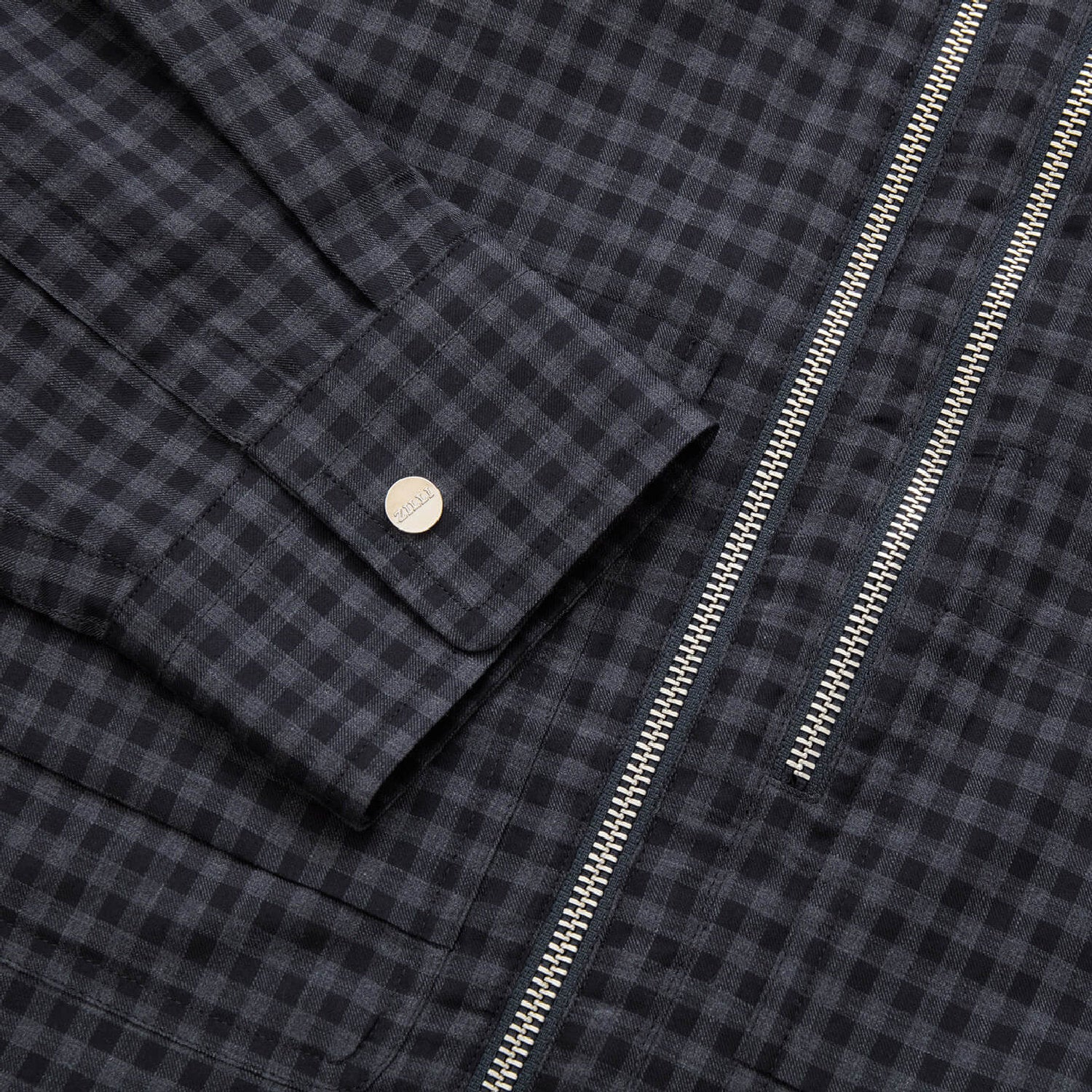 Surchemise à motif vichy - Gris & Noir