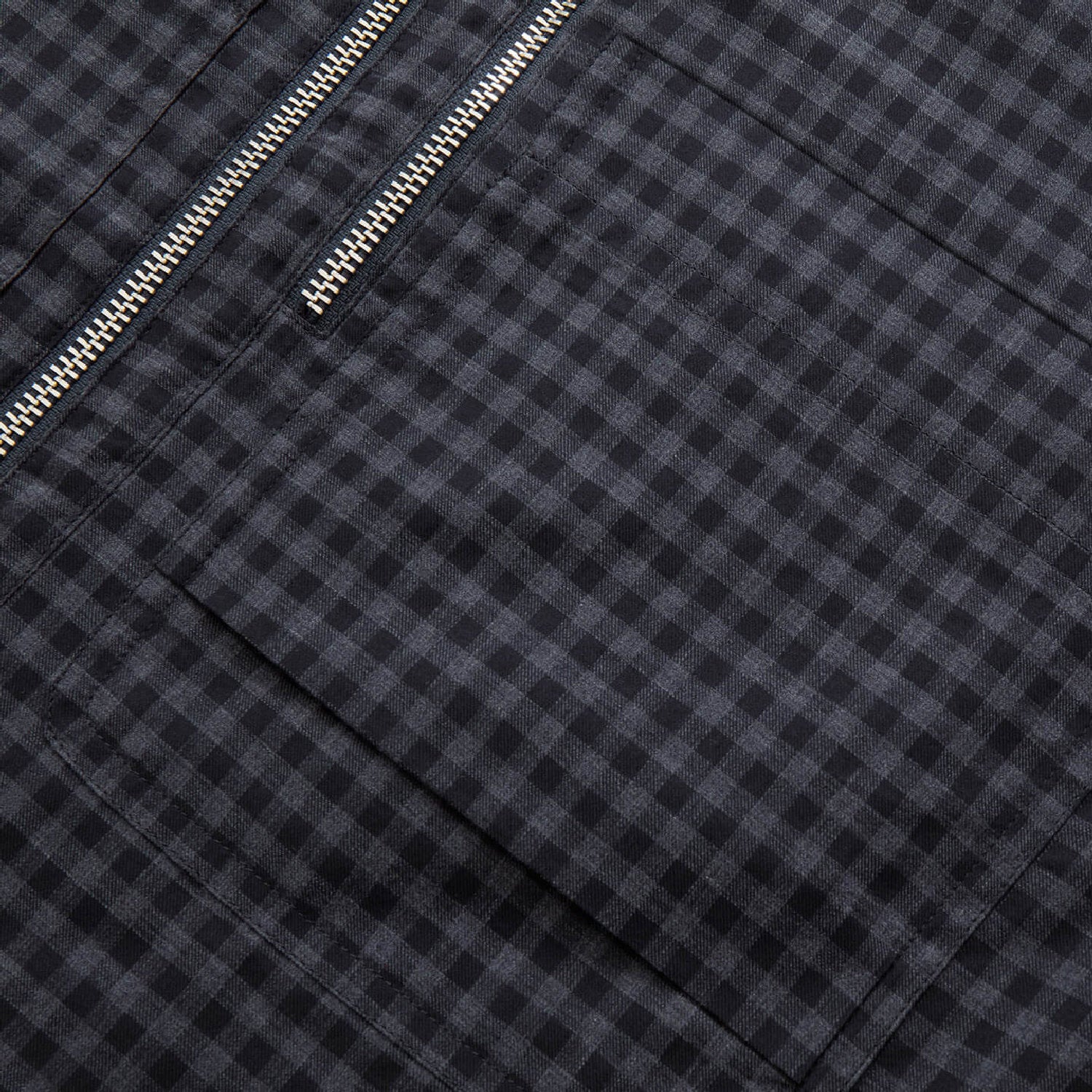 Surchemise à motif vichy - Gris & Noir