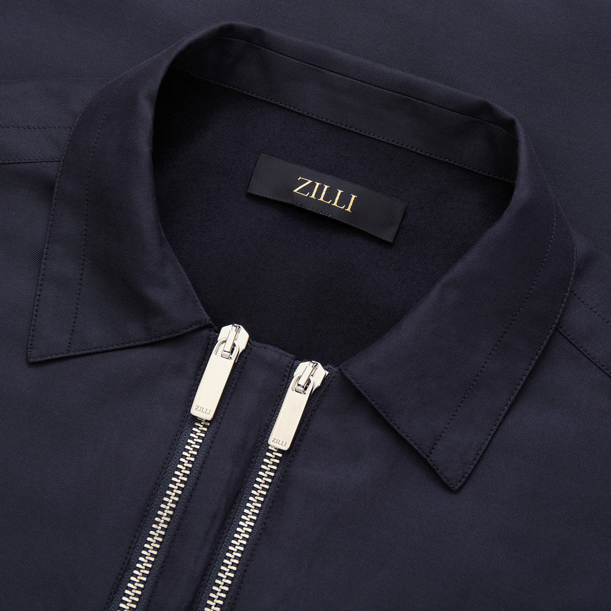Surchemise à double zip - Dark Navy