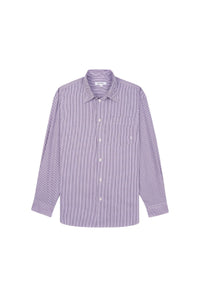 Chemise SRC à rayures - White Purple Stripe