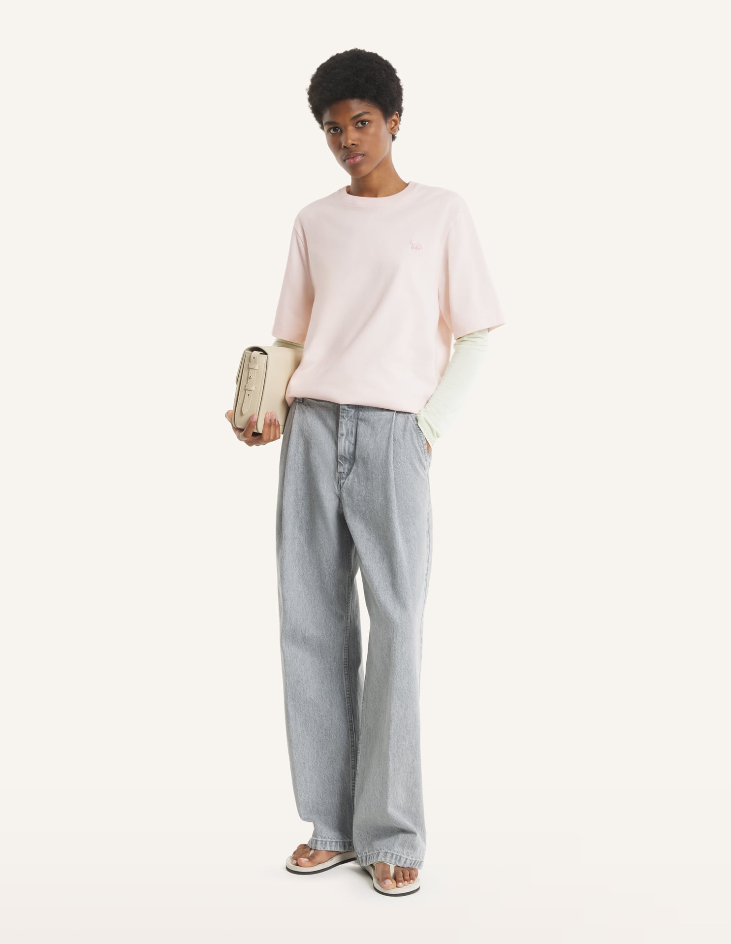 Baby Fox Comfort Tee-Shirt - Mauve