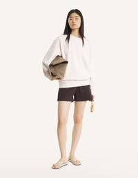 Baby Fox Oversize Sweatshirt - Mauve