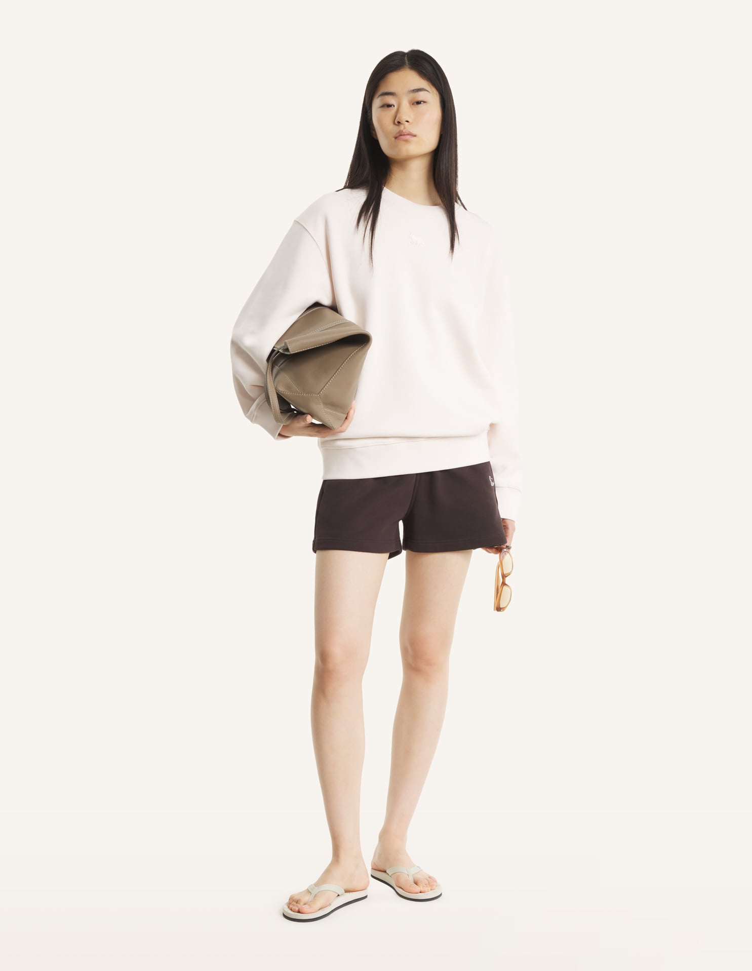 Baby Fox Oversize Sweatshirt - Mauve