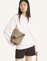 Baby Fox Oversize Sweatshirt - Mauve
