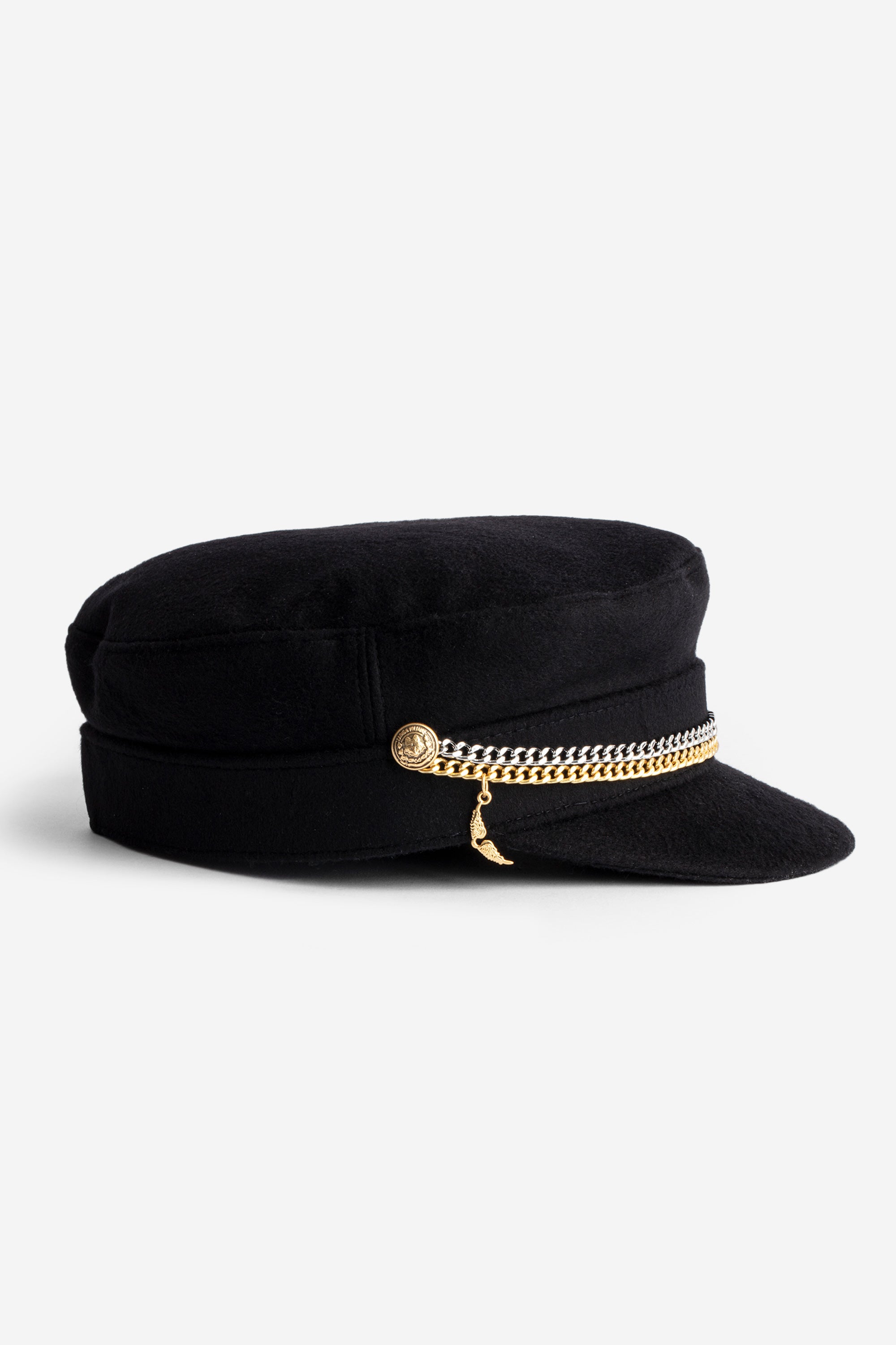 Casquette Béret Laine en laine - Noir