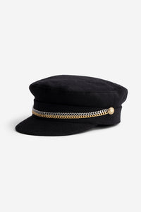Casquette Béret Laine en laine - Noir