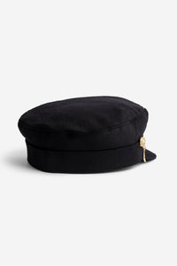 Casquette Béret Laine en laine - Noir