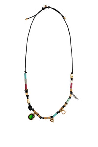 Collier Mix & Match Full Charms en laiton - Old Gold