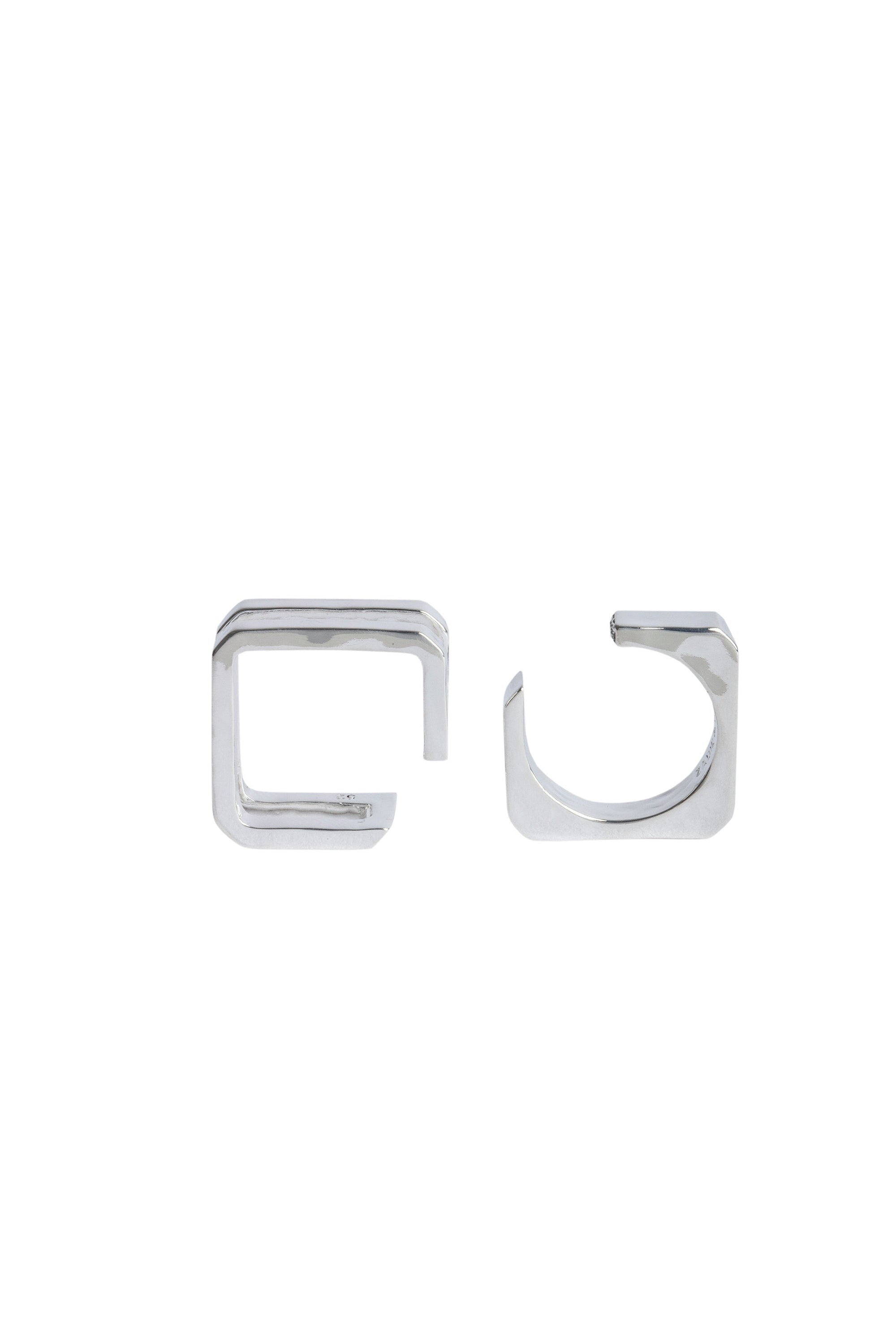 Set de 2 bagues Cecilia en laiton - Antic Silver