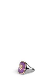 Bague chevalière Heart en laiton - Boomerang