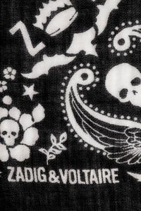 Foulard Nuage Nano en cachemire - Noir