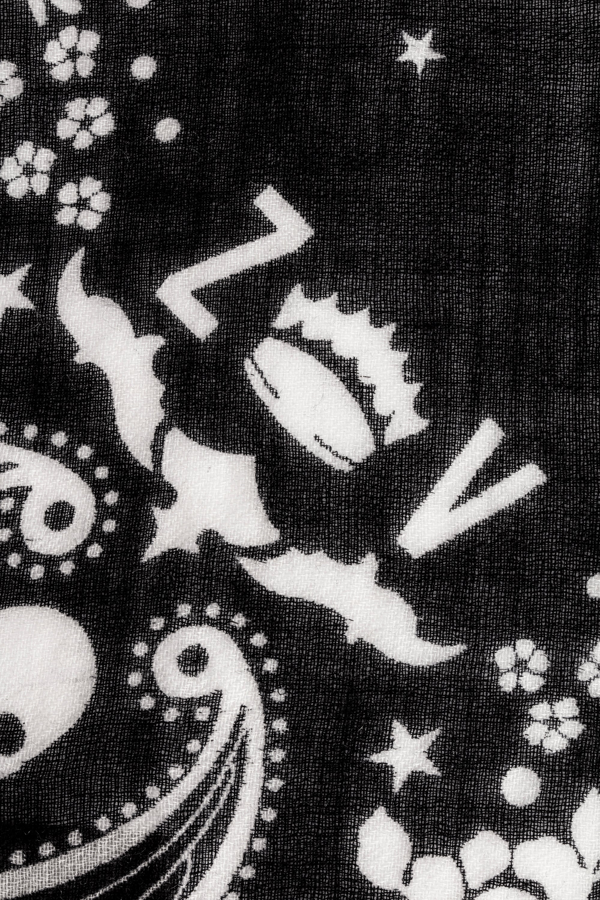 Foulard Nuage Nano en cachemire - Noir