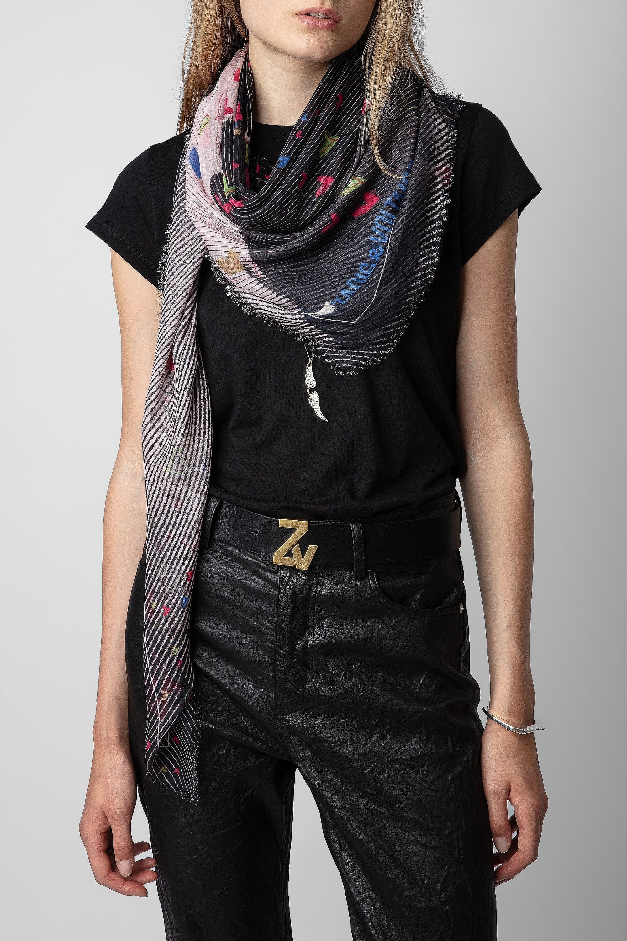 Foulard Kerry - Noir