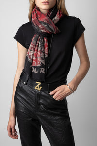 Foulard Long Delta en cachemire - Power