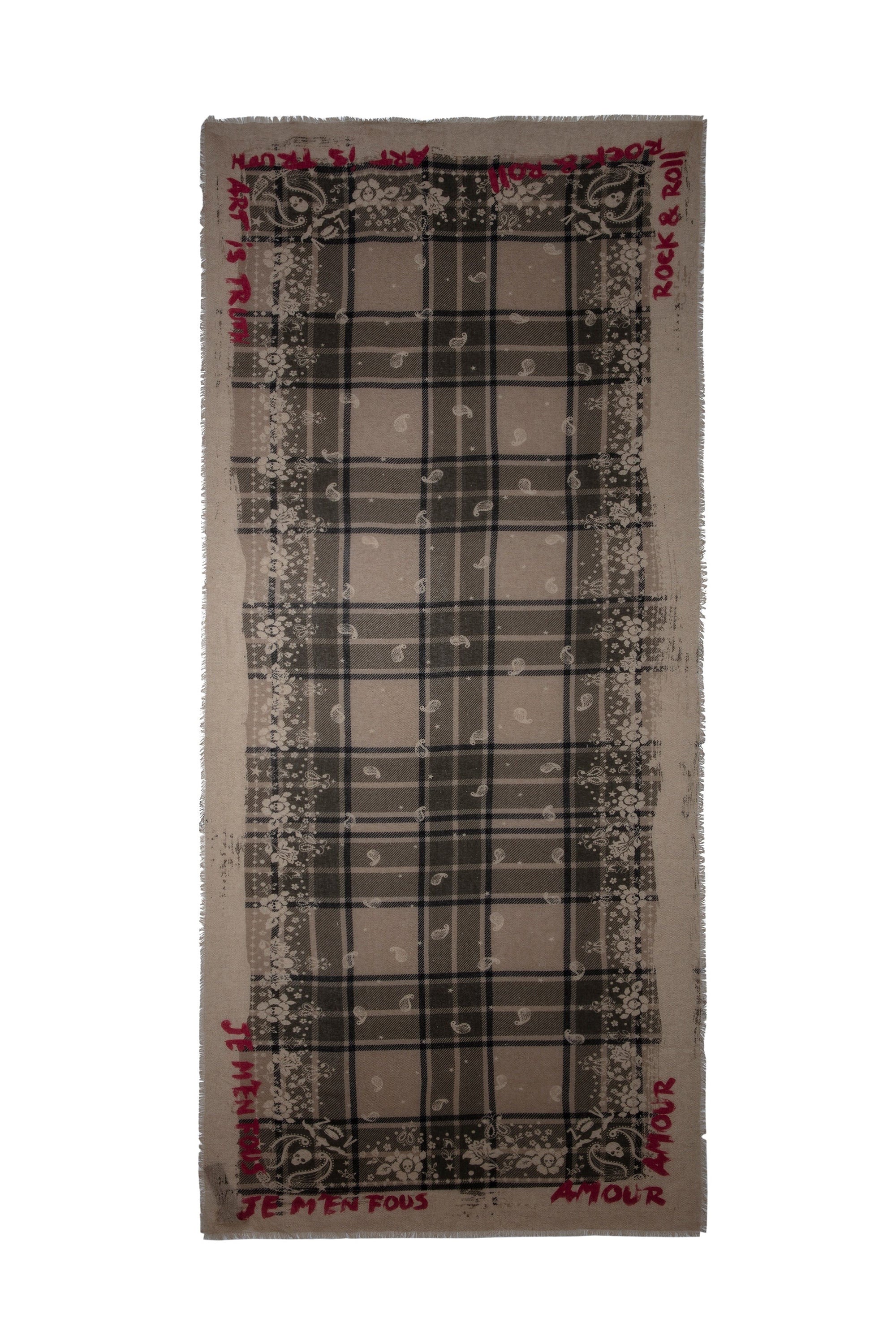 Foulard Long Delta en cachemire - Relax