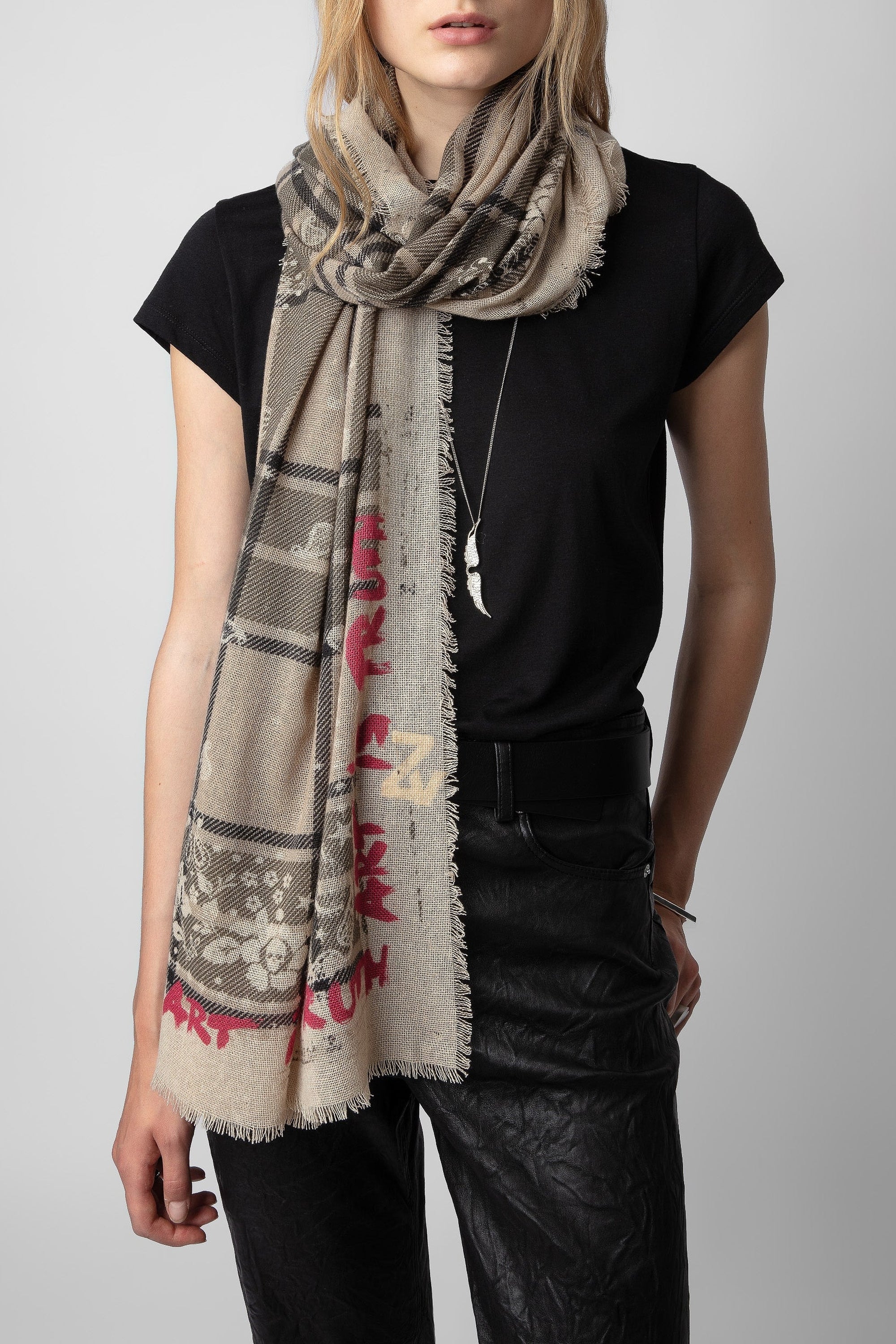 Foulard Long Delta en cachemire - Relax