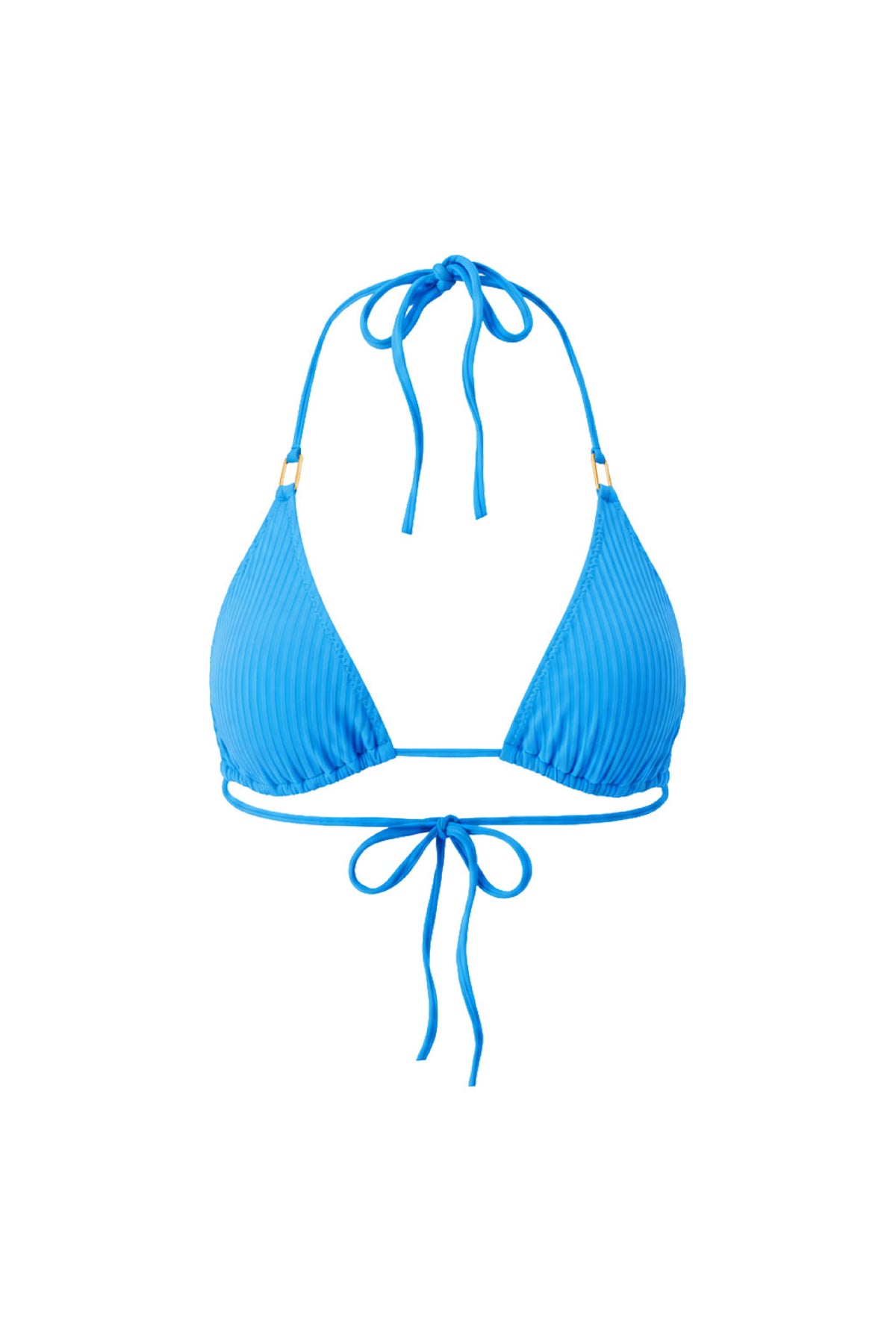 Haut de bikini triangle Cancun texturé - Ocean Ribbed