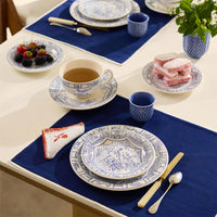 Set de 4 Assiettes à dessert Oiseau - Bleu