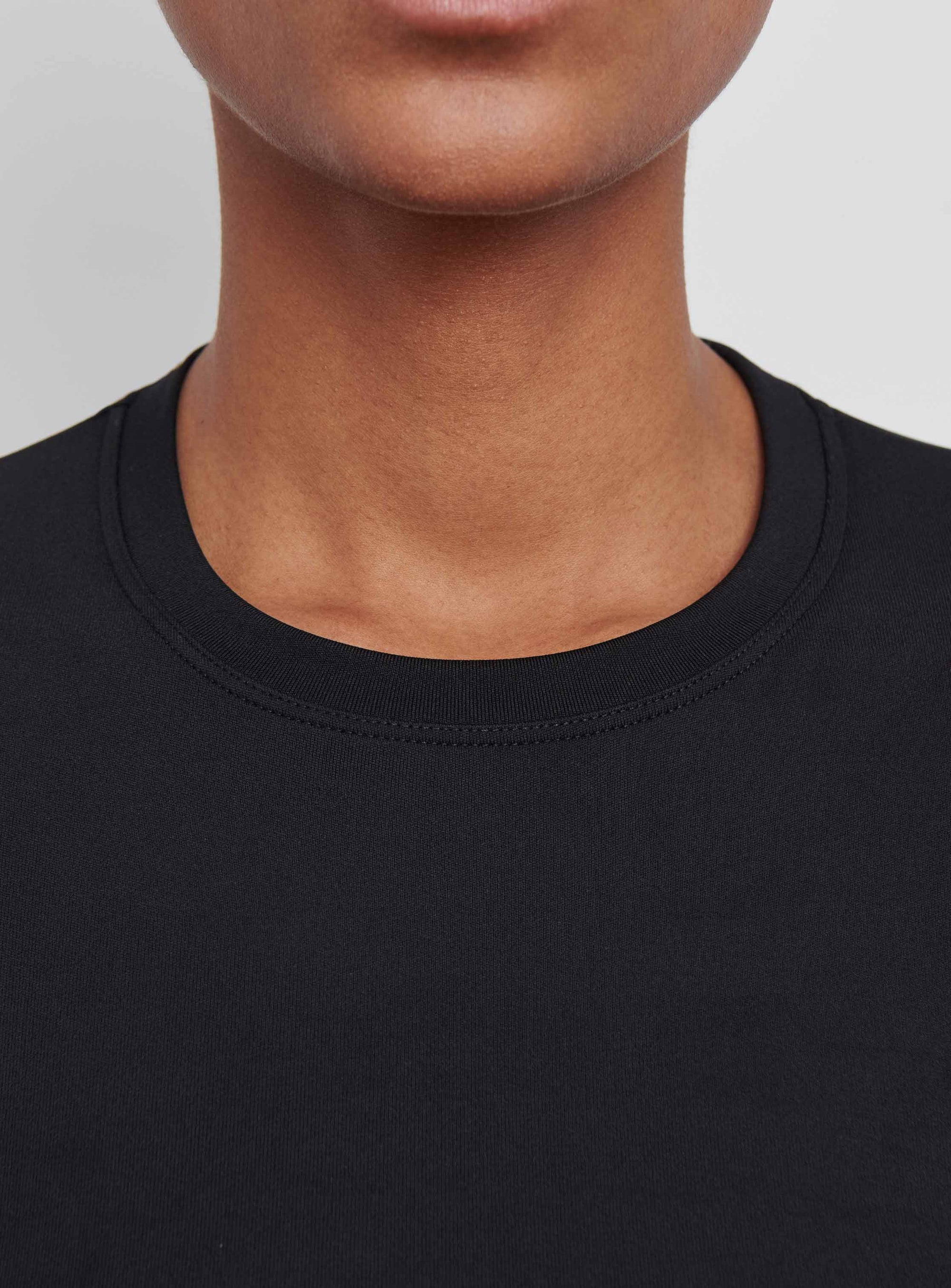 Opaque Long Sleeve Tee - Black