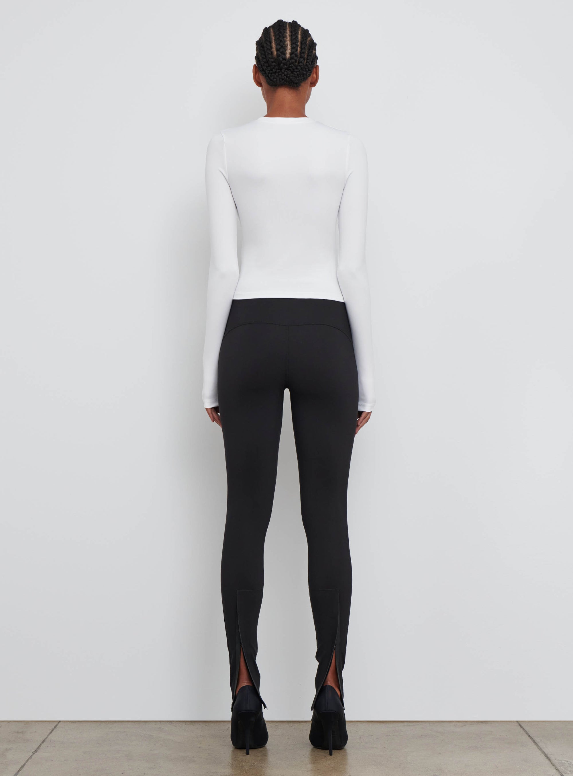 Opaque Long Sleeve Tee - White