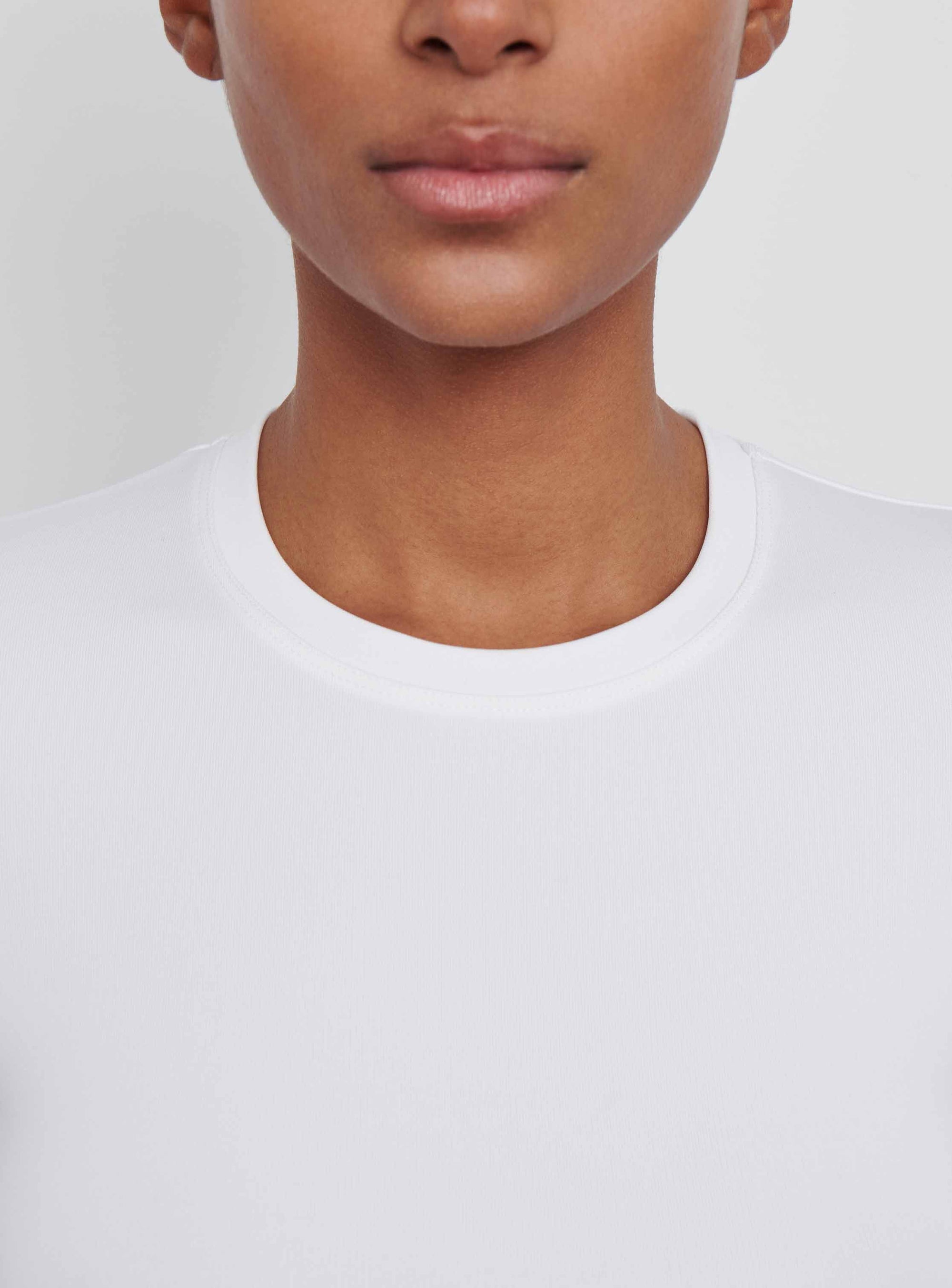Opaque Long Sleeve Tee - White