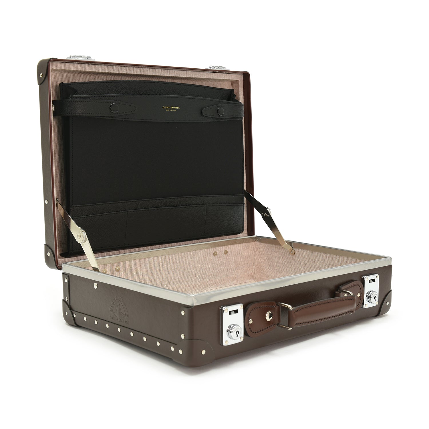 Porte-documents Original - Marron & Chrome
