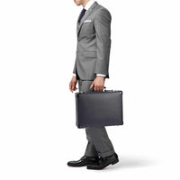 Porte-documents Original - Marine & Noir & Chrome