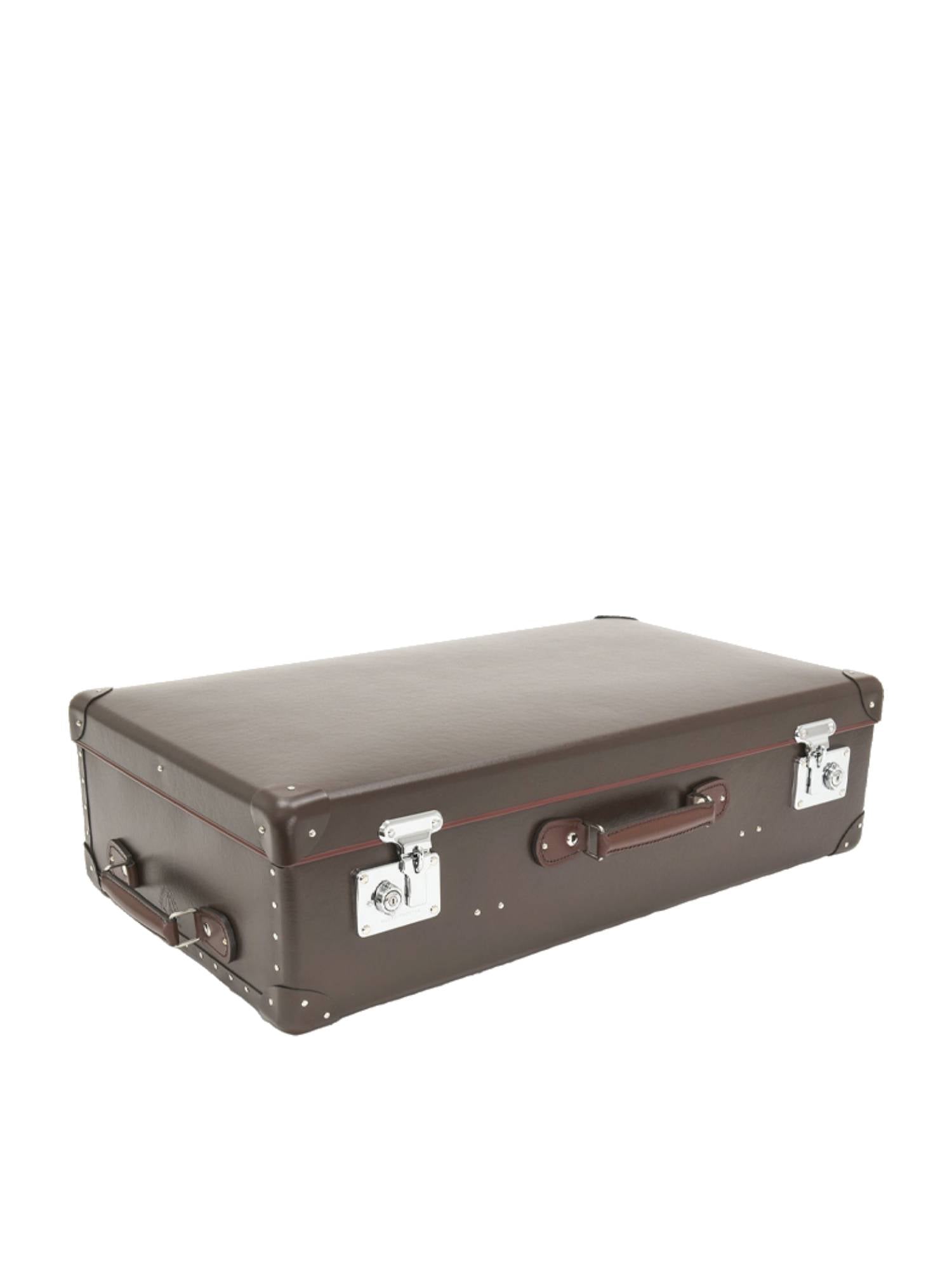 Grande valise soute Original 2 roues - Marron & Chrome